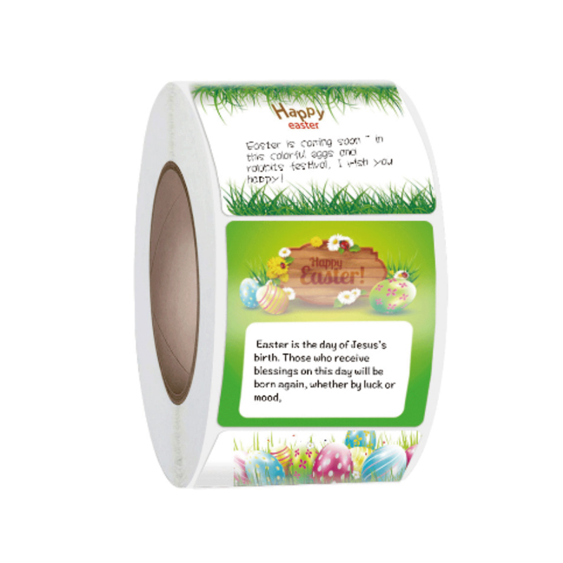 Round Labels printed with Beautiful Scene Theme China Factory